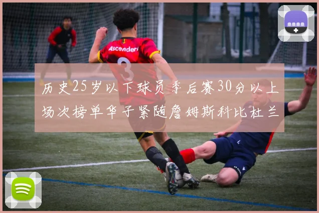 历史25岁以下球员季后赛30分以上场次榜单华子紧随詹姆斯科比杜兰特之后